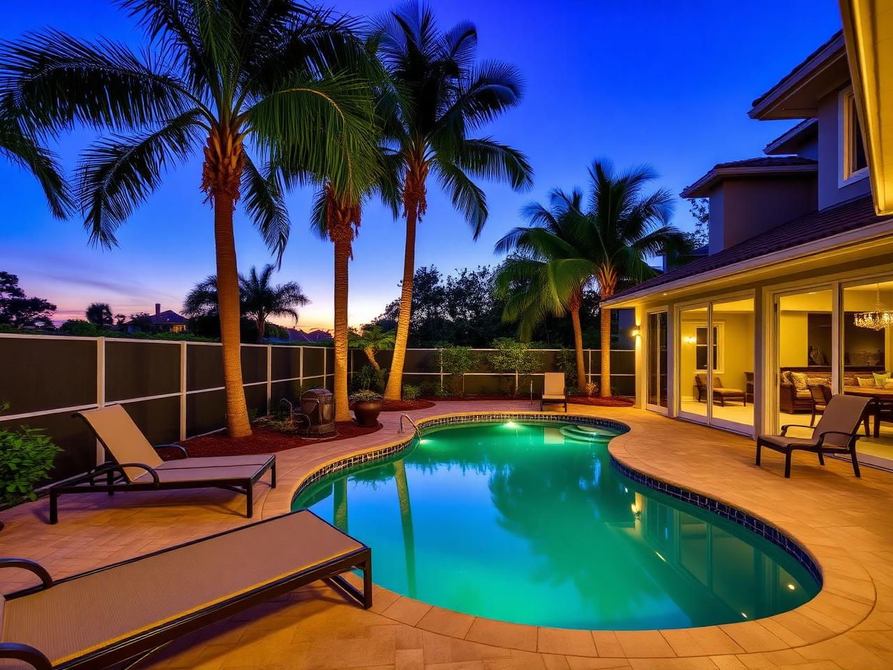 Sunset Pool Home